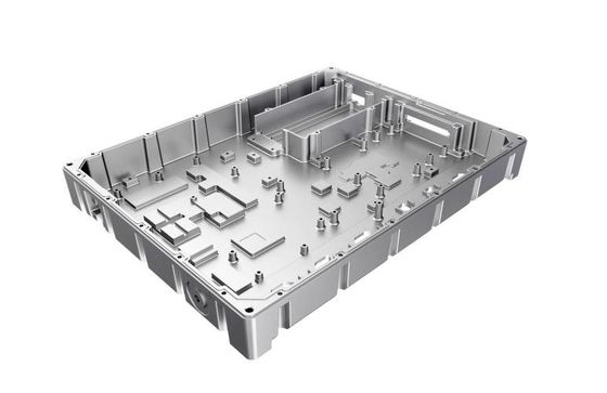 Square A380 Aluminum Die Casting Auto Parts Products Anodizing Passivation 2.2KGS